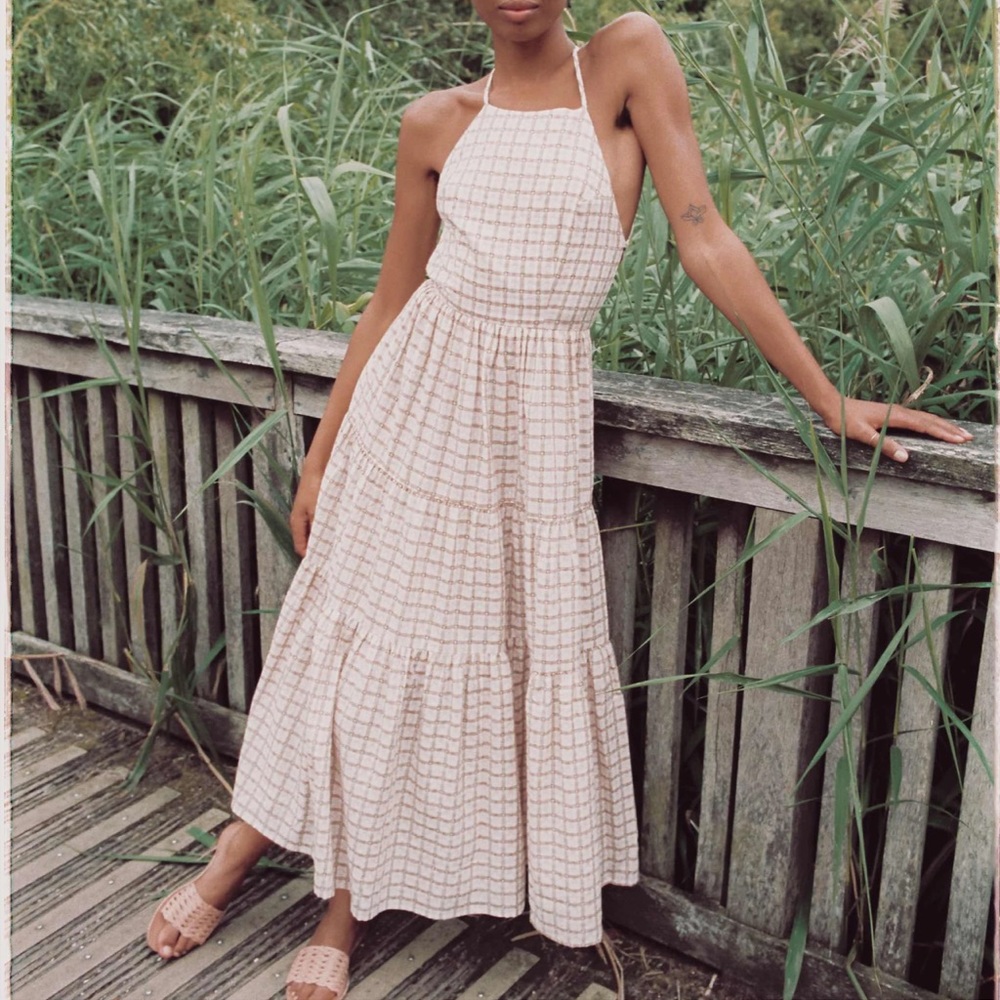 Christy Dawn Delphine Dress in Snapdragon Gingham Size Medium